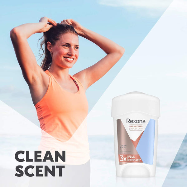 REXONA - Déodorant stick anti-transpirant, Maximum Protection