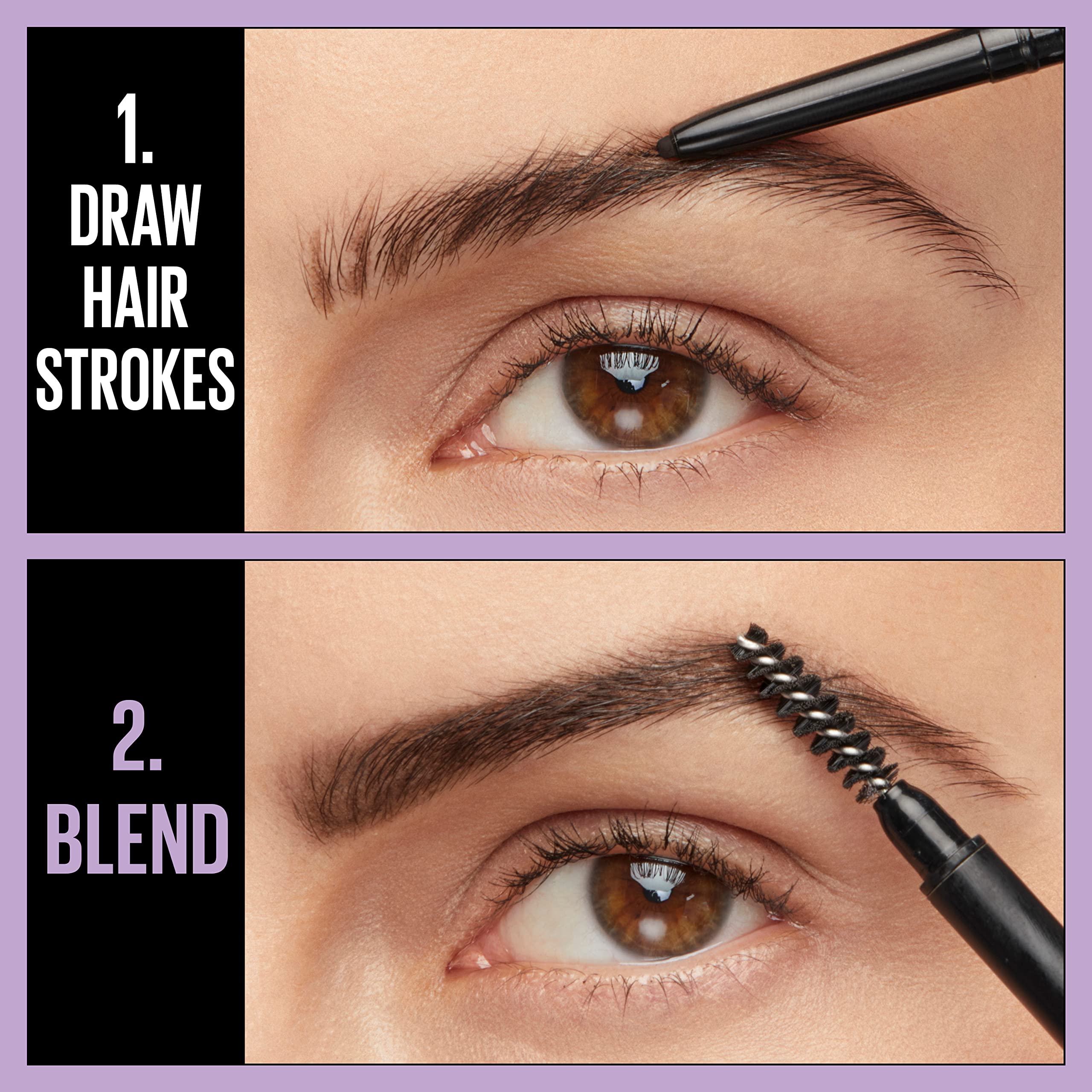 Maybelline - brow pencil Brow Ultra Slim - 05: Deep Brown