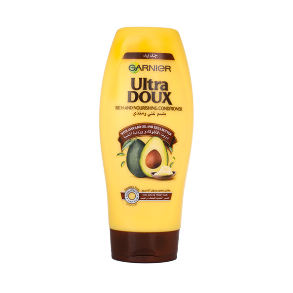 ULTRA DOUX – APRÈS-SHAMPOOING À L’HUILE D’AVOCAT ET BEURRE DE KARITÉ – 400ML