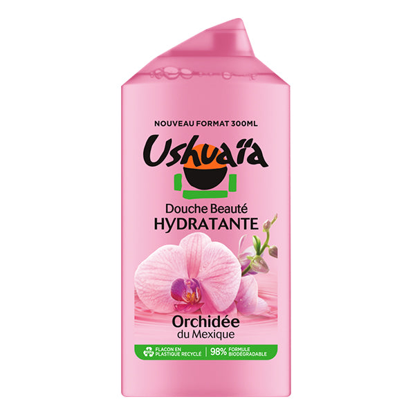 USHUAÏA – GEL DOUCHE HYDRATANT À L’ORCHIDÉE DU MEXIQUE – 300ML