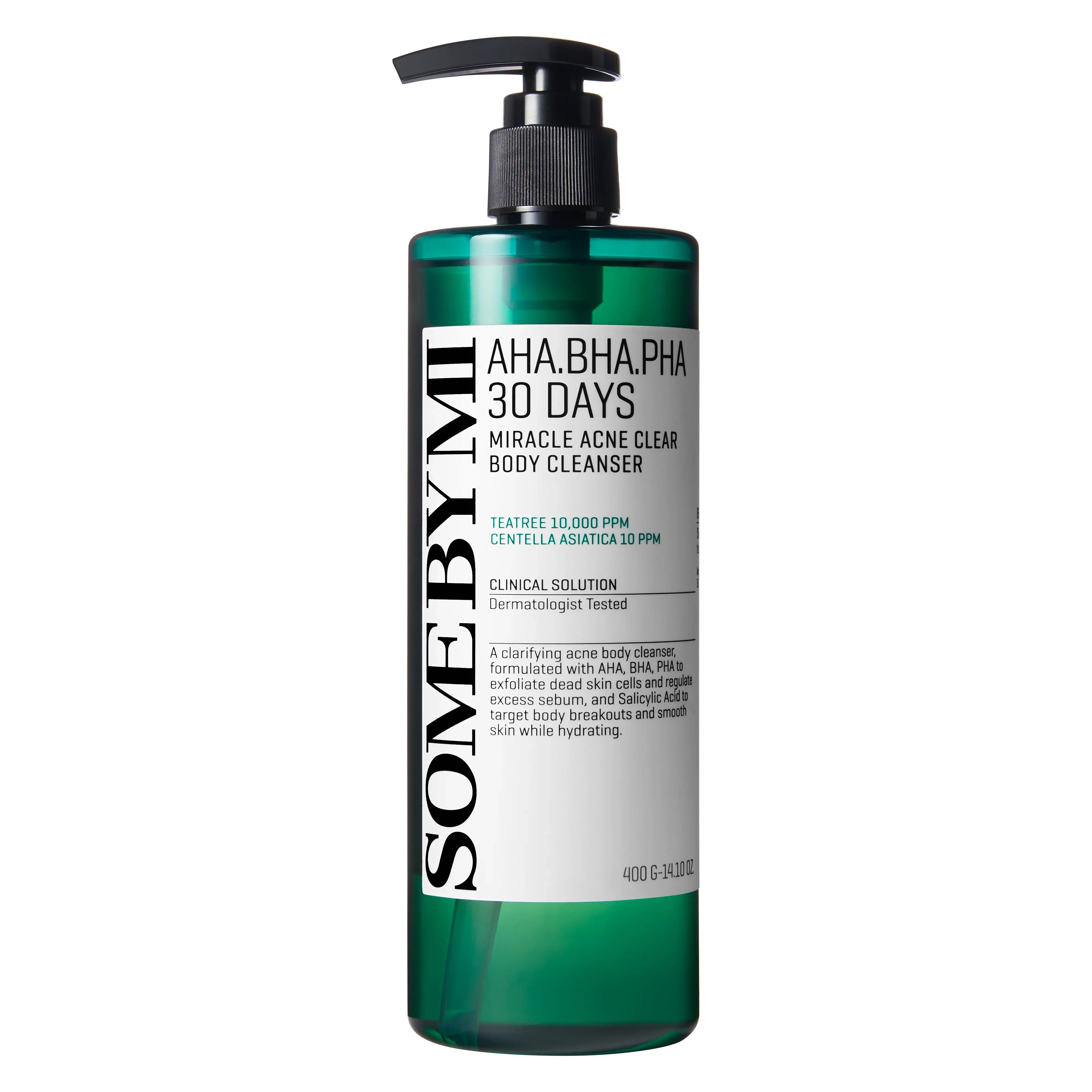 AHA-BHA-PHA 30 DAYS MIRACLE ACNE CLEAR BODY CLEANSER 400g Some By Mi