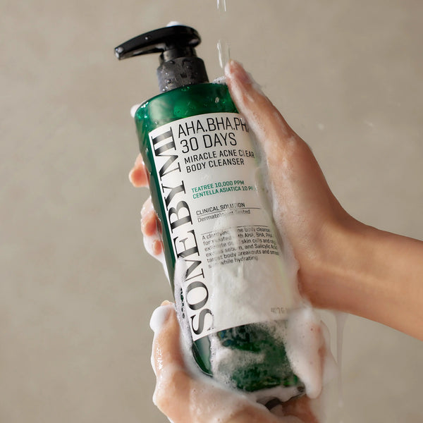 AHA-BHA-PHA 30 DAYS MIRACLE ACNE CLEAR BODY CLEANSER 400g Some By Mi