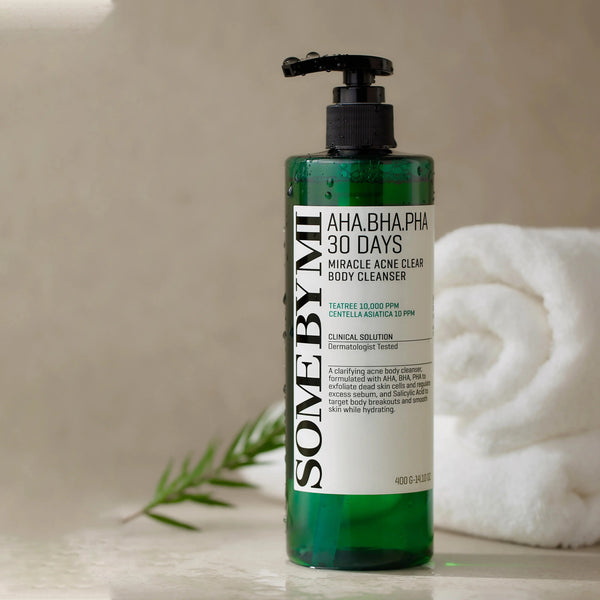 AHA-BHA-PHA 30 DAYS MIRACLE ACNE CLEAR BODY CLEANSER 400g Some By Mi
