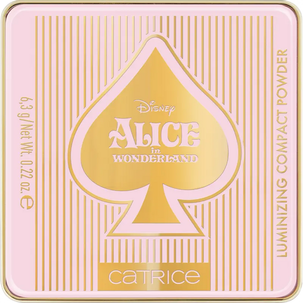 ALICE IN WONDERLAND CATRICE DISNEY POUDRE COMPACTE LUMINISANTE C01 catrice