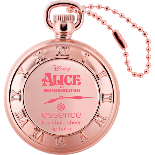 ALICE IN WONDERLAND ESSENCE DISNEY BAUME A LÈVRES TRANSPARENT AVEC PORTE-CLÉS 01 essence