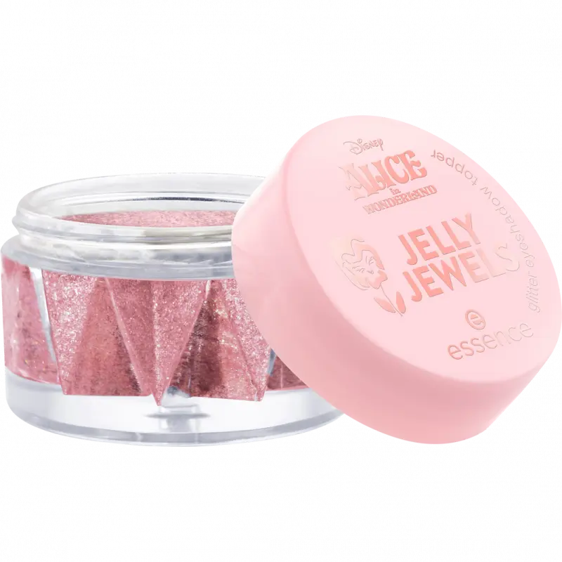 ALICE IN WONDERLAND ESSENCE DISNEY JELLY JEWELS TOPPER DE FARD À PAUPIÈRES PAILLETÉ 01 essence