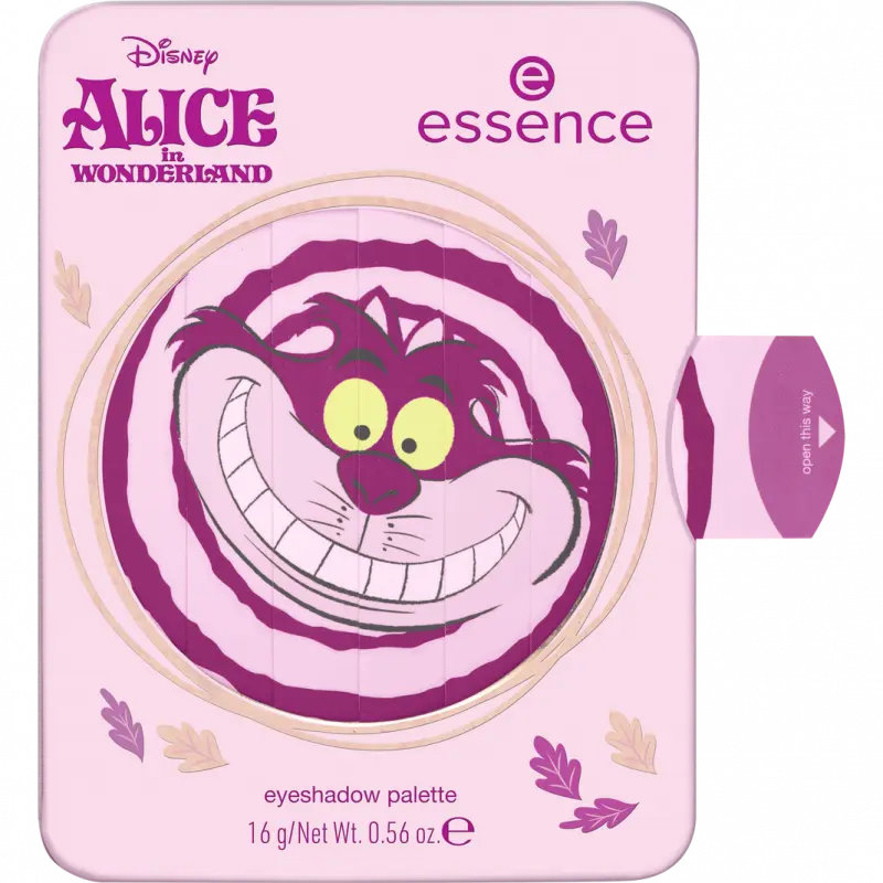 ALICE IN WONDERLAND ESSENCE DISNEY PALETTE FARDS A PAUPIÈRES 01 essence
