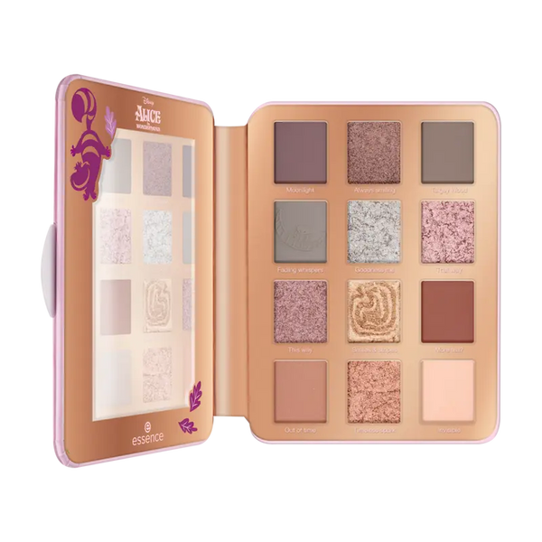 ALICE IN WONDERLAND ESSENCE DISNEY PALETTE FARDS A PAUPIÈRES 01 essence
