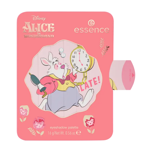 ALICE IN WONDERLAND ESSENCE DISNEY PALETTE FARDS A PAUPIÈRES 02 essence