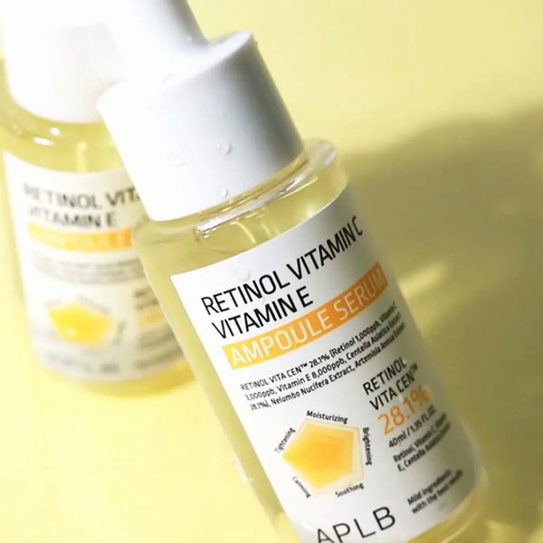 APLB RETINOL VITAMIN C VITAMINE E AMPOULE SERUM 40 ML APLB