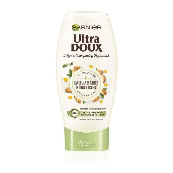 APRES SHAMPOOING LAIT D’AMANDE NOURRICIER 200ML ULTRA DOUX Garnier