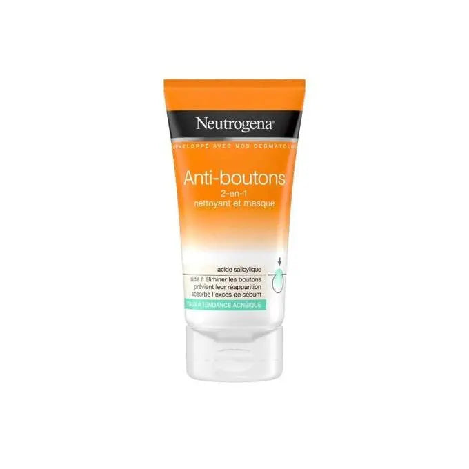 Anti-Boutons : 2-en-1 nettoyant et masque NEUTROGENA