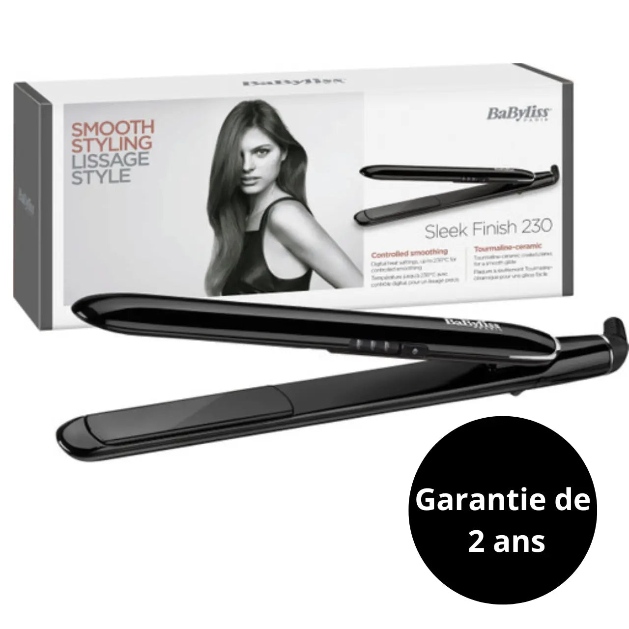 BaByliss Lisseur Plaques 25 x 90mm ST255E Babyliss Paris