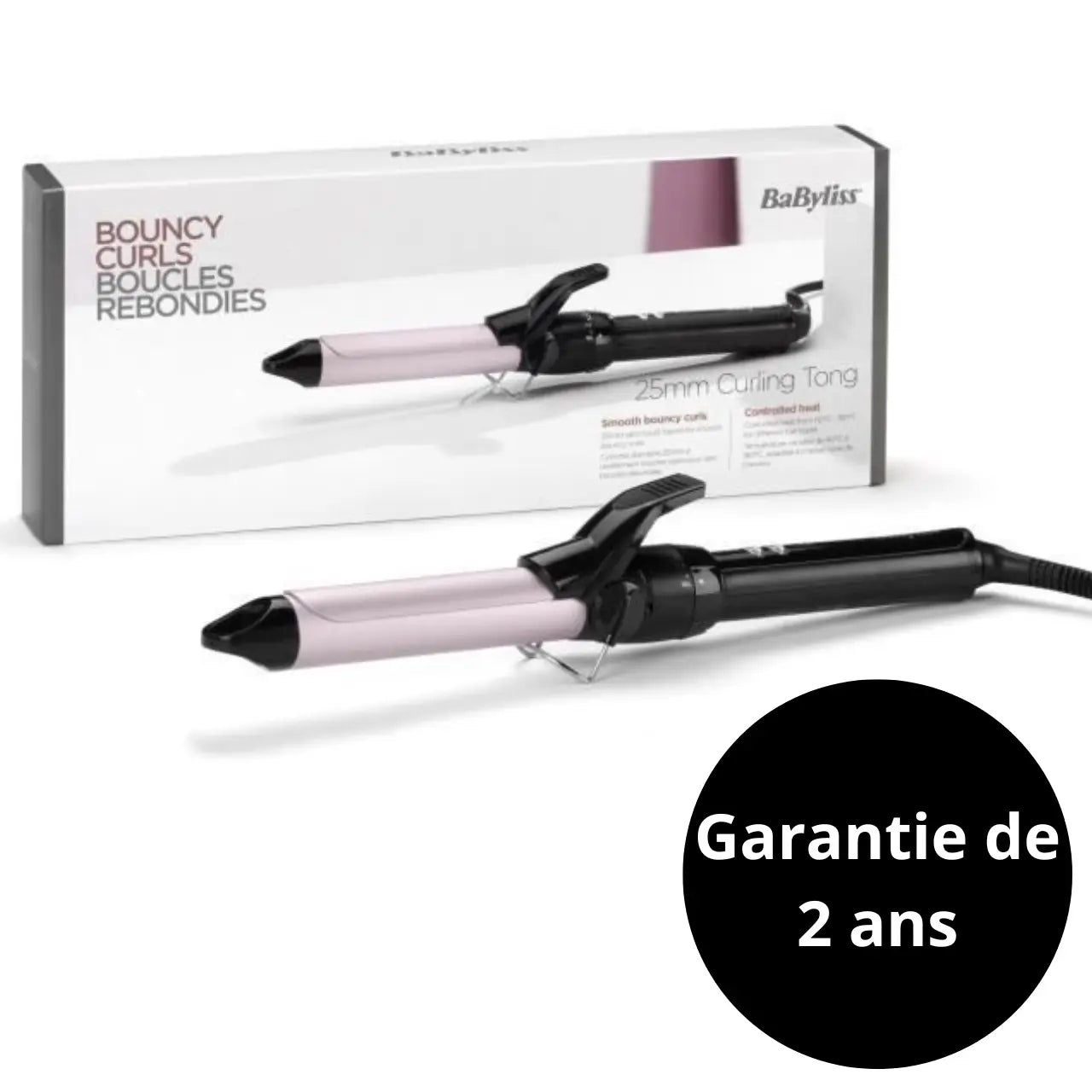 BaByliss ® 25mm Curling Tong C325E - Fer à friser Babyliss Paris