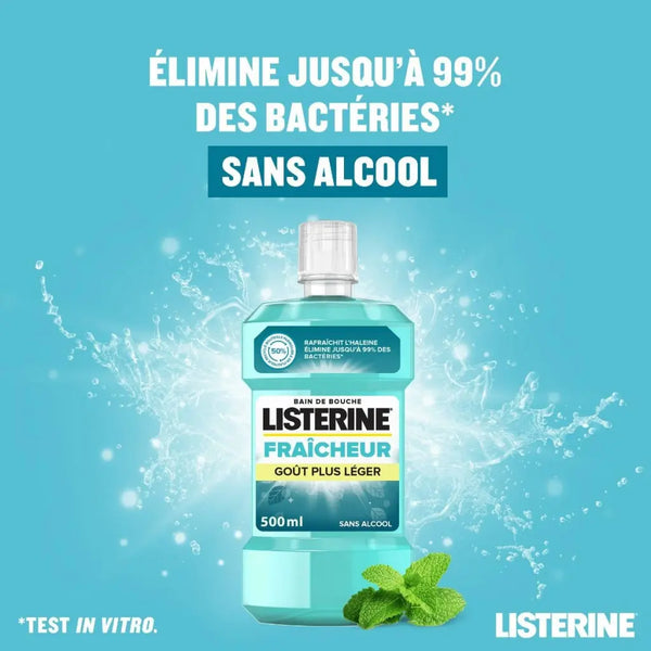 Bain de Bouche LISTERINE Fraicheur Goût Plus Léger LISTERINE