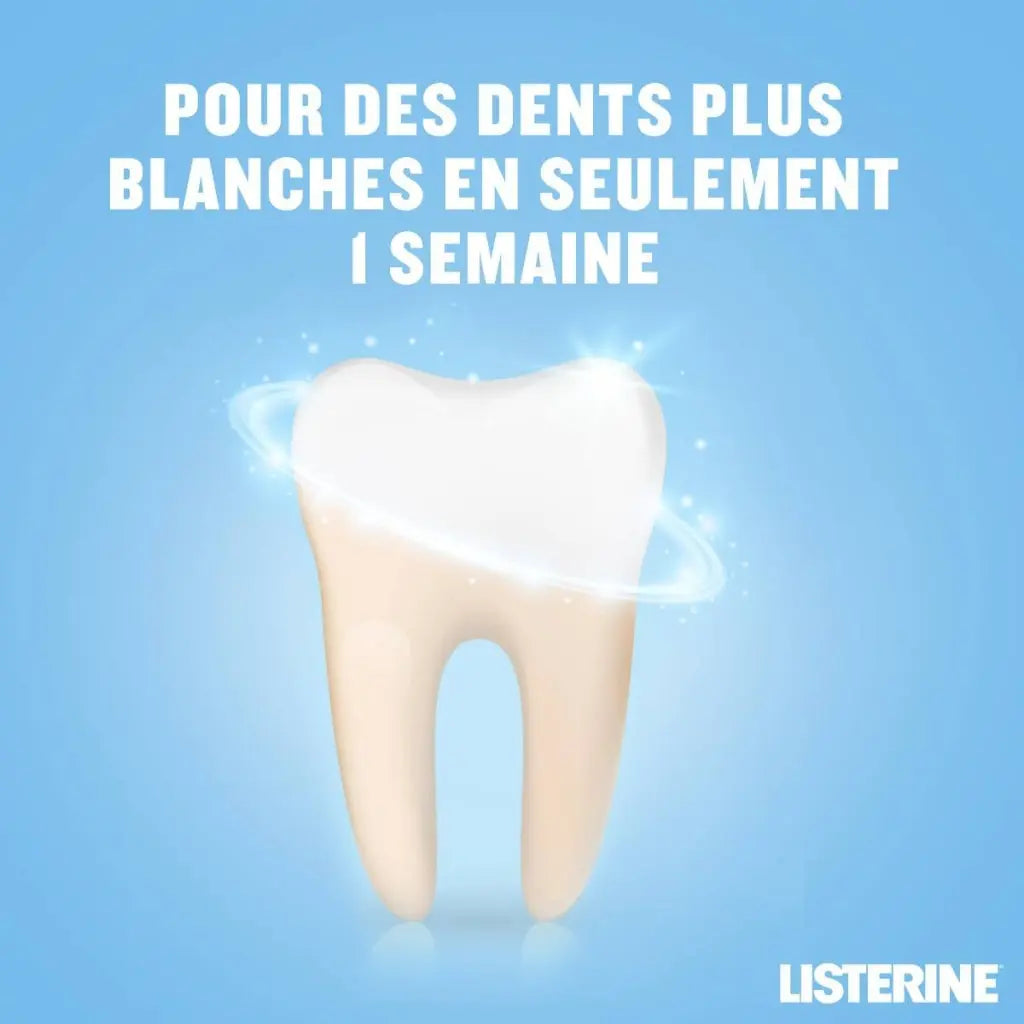 Bain de Bouche LISTERINE Soin Blancheur Goût Plus Léger LISTERINE