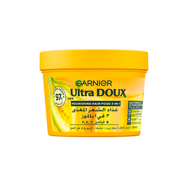 GARNIER ULTRA DOUX Hair Food Banane 390ML