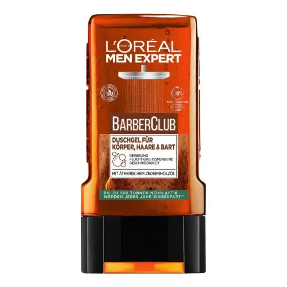 Barberclub - Gel Douche Corps, Cheveux et Barbe - 300 ml L'oréal