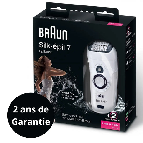 Braun Silk-épil 7 - 7381 Étanche Sans fil Jambes et Corps Braun