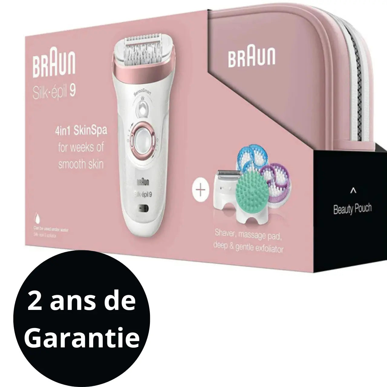 Braun Silk epil 9 SkinSpa SensoSmart 9/897 epilator Rose Gold Braun