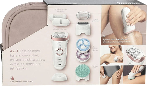 Braun Silk epil 9 SkinSpa SensoSmart 9/897 epilator Rose Gold Braun