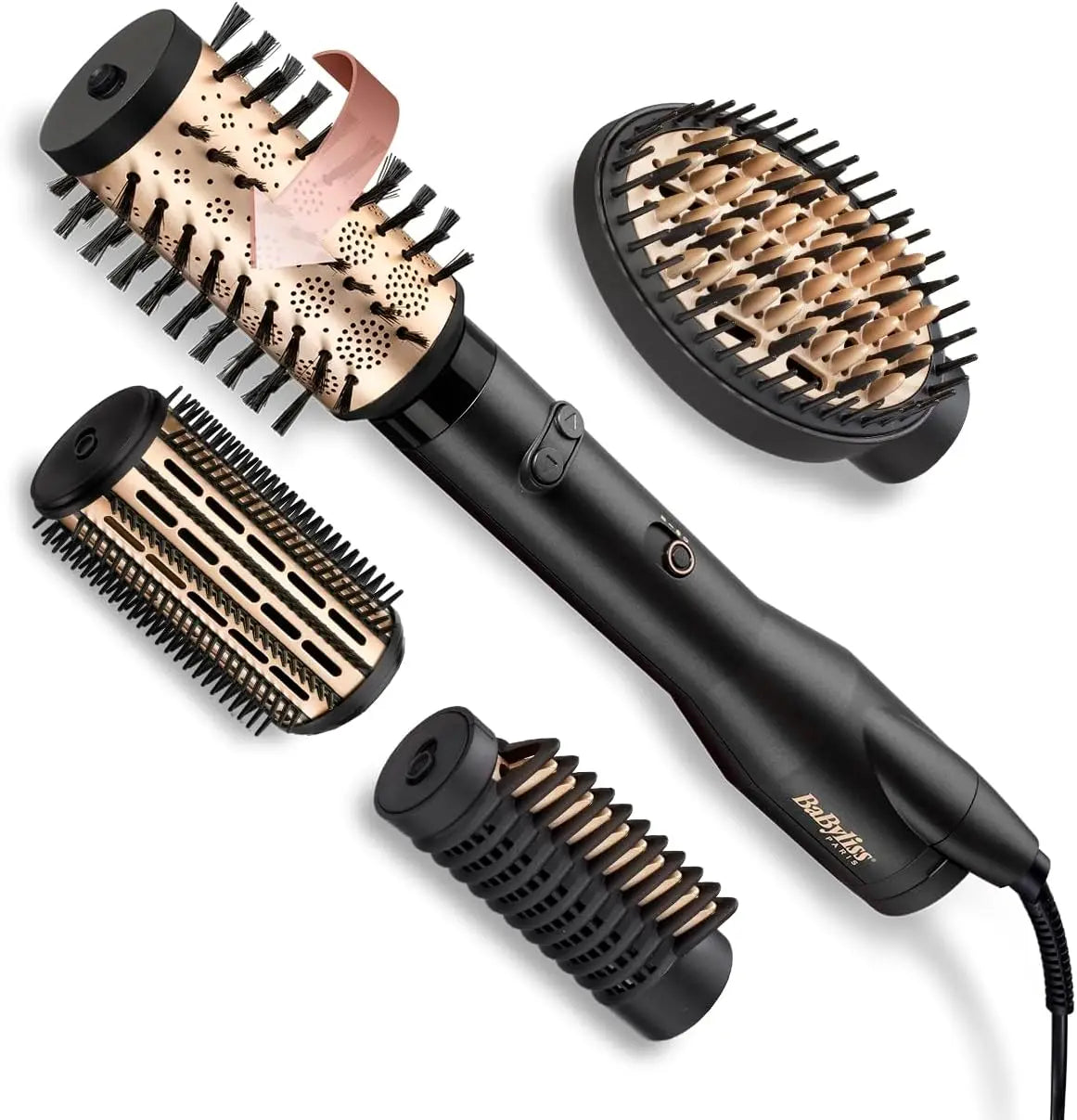 Brosse soufflante rotative, 650W AS970E Babyliss Paris