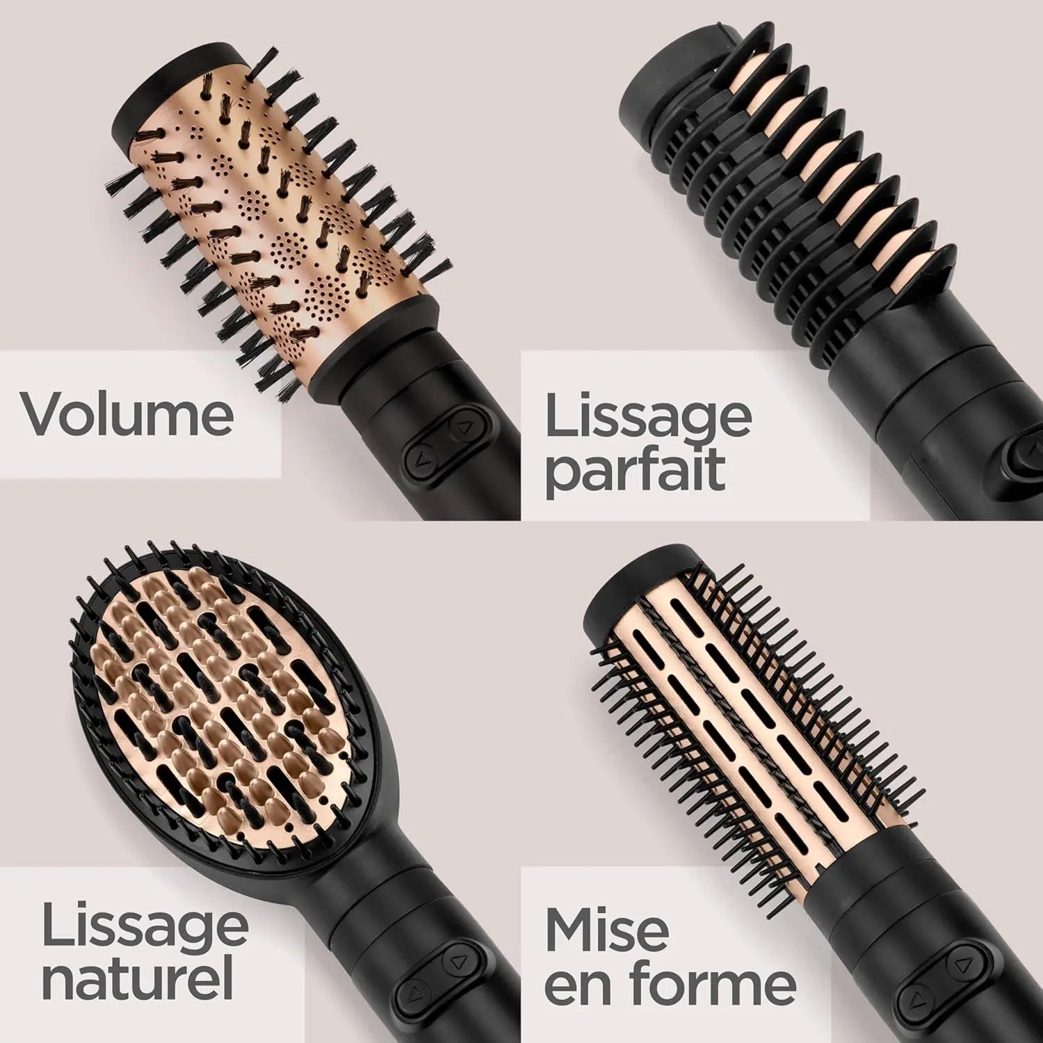 Brosse soufflante rotative, 650W AS970E Babyliss Paris