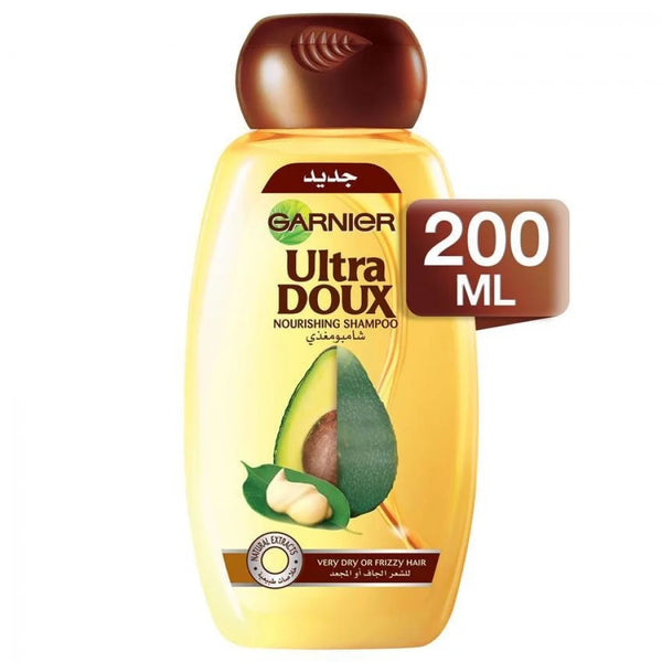 ULTRA DOUX SHAMPOING NUTRITION INTENSE À L’HUILE D’AVOCAT ET BEURRE DE KARITÉ 200ML