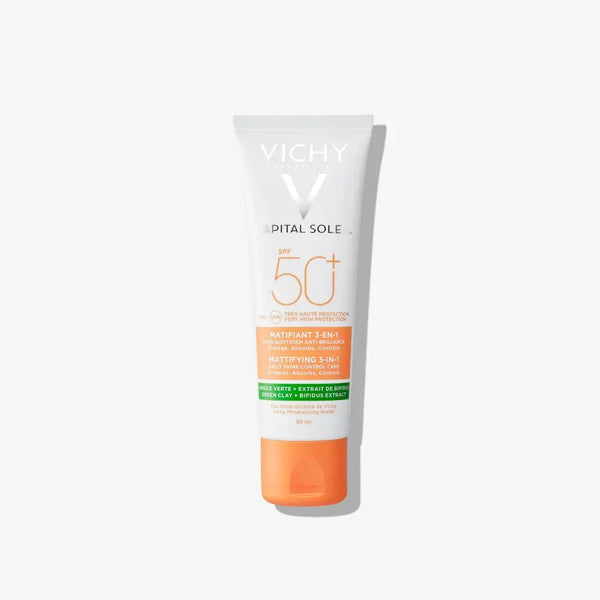 CAPITAL SOLEIL MATIFIANT 3 EN 1 SPF 50+ 50 ml Vichy