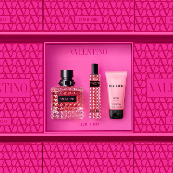 COFFRET BORN IN ROMA DONNA ÉDITION POUR LES FÊTES Valentino