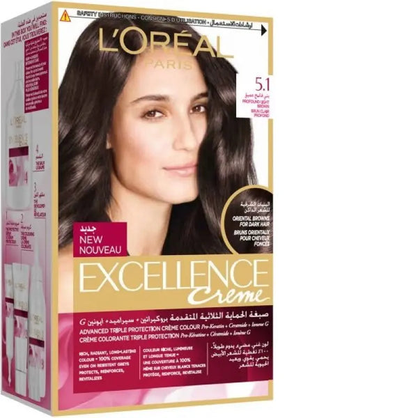 COLORATION CREME 5.1 EXCELLENCE L'oréal professionnel