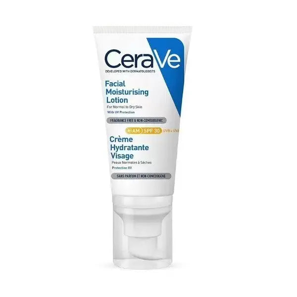 Crème Hydratante Visage SPF30 52ml Peaux Normales à Sèches CeraVe