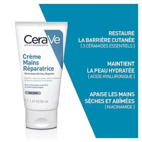 Crème Mains Réparatrice 50ml CeraVe