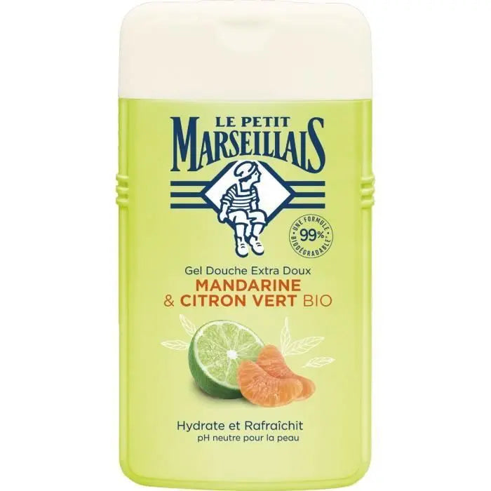 Crème de douche - LE PETIT MARSEILLAIS - Mandarine/Citron - Hydratant et Rafraîchissant - 250 ml Le Petit Marseillais