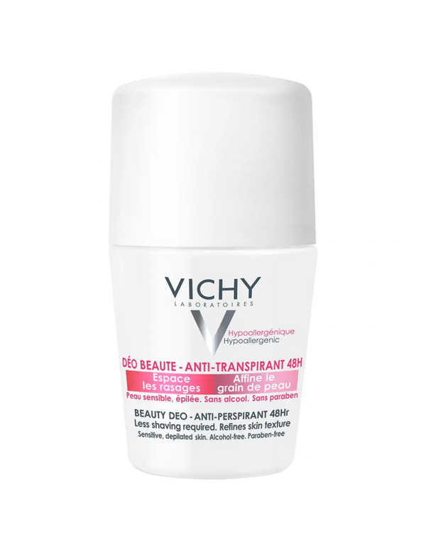 DEODORANT ANTI-TRANSPIRANT 48H ECLAIRCISSANT PEAU SENSIBLE EPILEE ROLL-ON 50ML Vichy