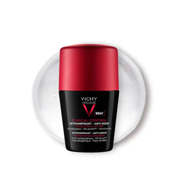 Déodorant 96H Clinical Control Detranspirant Anti-Odor Roll-On 50ml Vichy