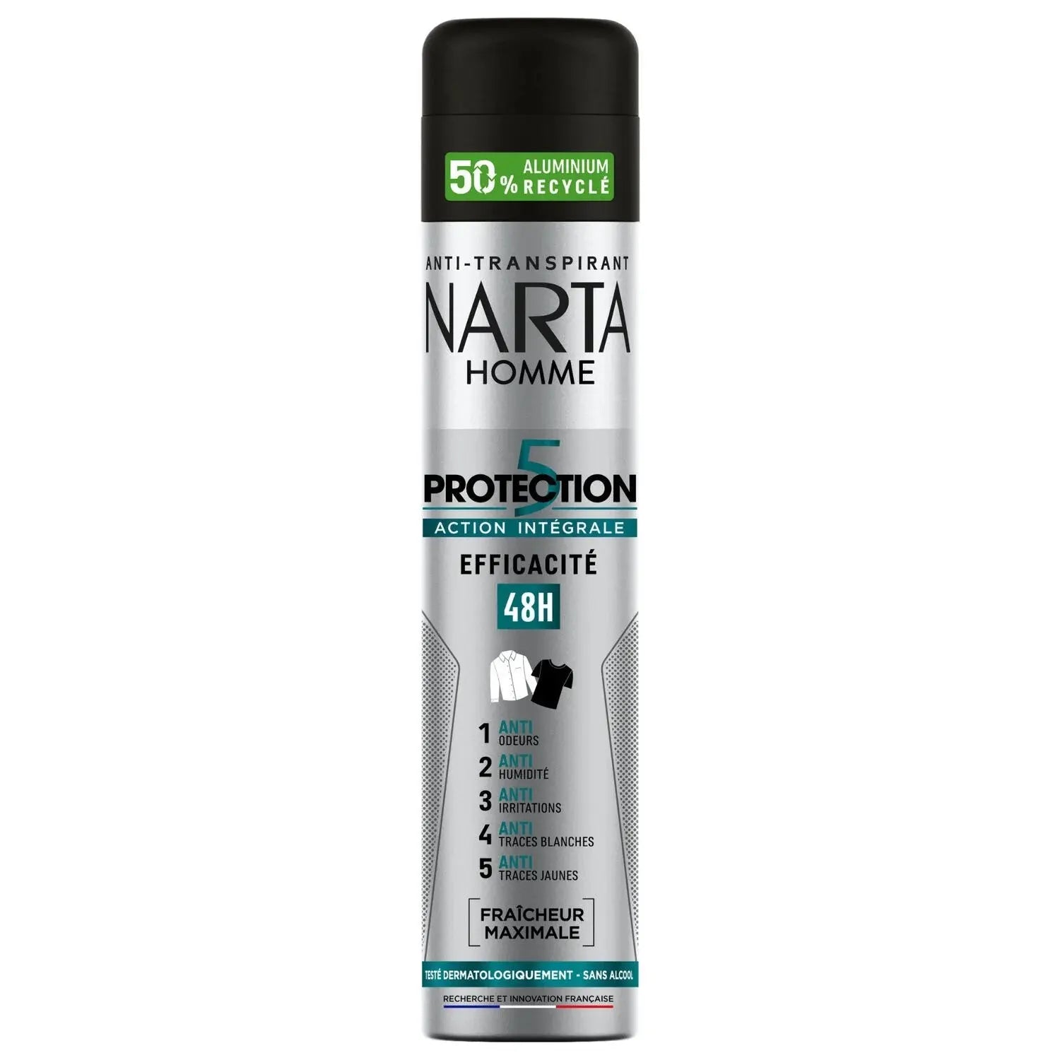 Déodorant Homme Protection 5 Actions Intégrale 48H NARTA HOMME Narta