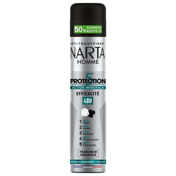 Déodorant Homme Protection 5 Actions Intégrale 48H NARTA HOMME Narta