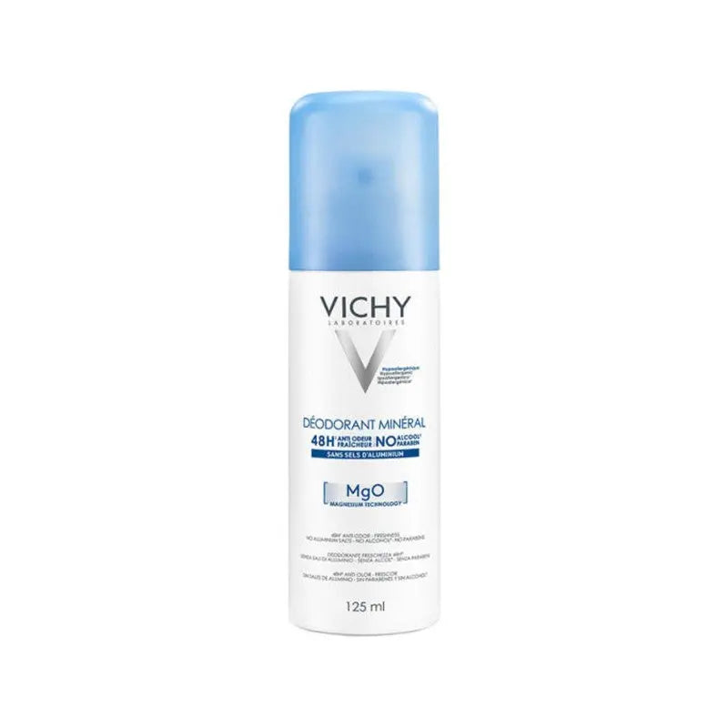 Déodorant Minéral 48H Aérosol Sans Sels d’Aluminium  125ml Vichy