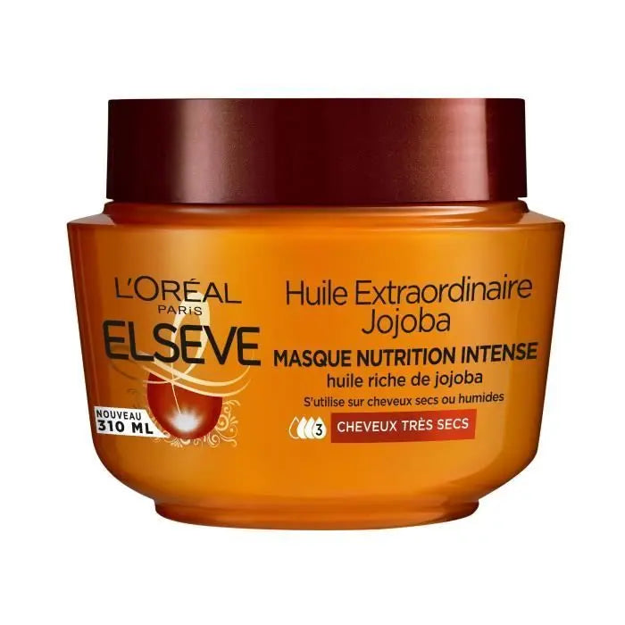 Elsève Huile Extraordinaire Jojoba – Masque Nutrition Intense 310ml L'oréal