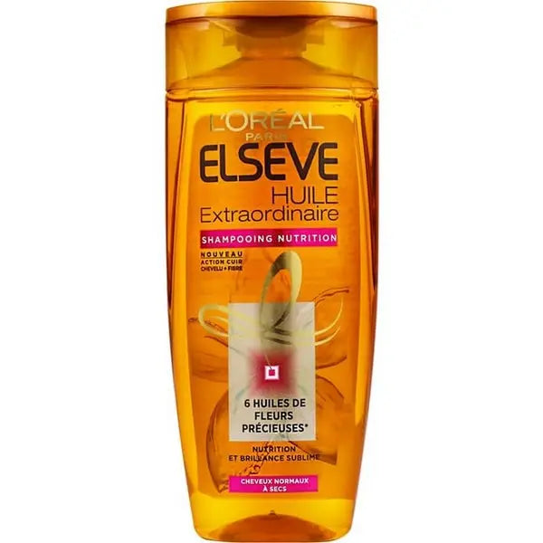 Elsève Huile Extraordinaire – Shampooing Nutrition Cheveux Très Secs 600ml L'oréal