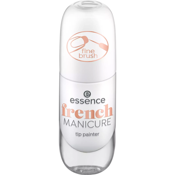 FRENCH manicure tip painter vernis blanc essence