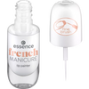 FRENCH manicure tip painter vernis blanc essence
