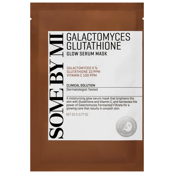 GALACTOMYCES GLUTATHIONE GLOW SERUM MASK 22G Some By Mi