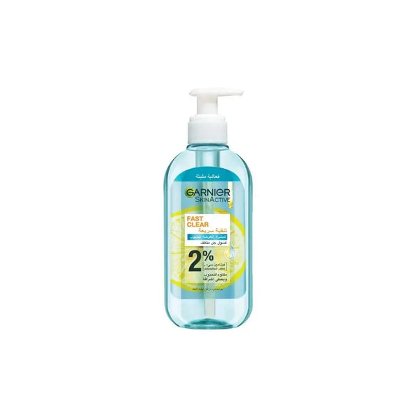 GARNIER - SKINACTIVE FAST CLEAR GEL NETTOYANT 200ML Garnier