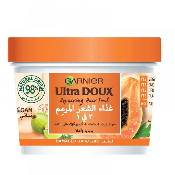 Garnier Ultimate Blends Hair Food PAPAYA AND ALMA HAIR FOOD 390ML Garnier
