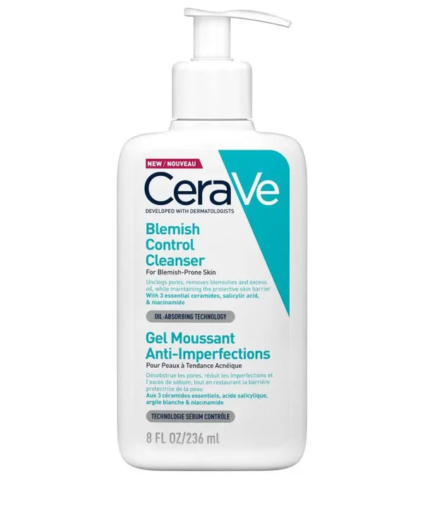 Gel Moussant Anti Imperfections 236ml - Peaux à Imperfections et à Tendance Acnéique CeraVe