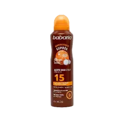 HUILE SECHE SPRAY COCONUT SPF15 BABARIA Babaria