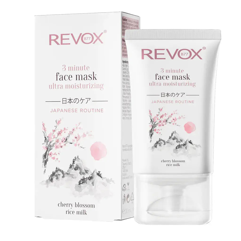 JAPANESE RITUAL 3 MINUTE ULTRA MOISTURIZING FACE MASK, 30 ml Revox