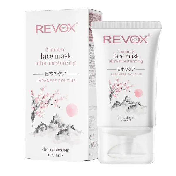 JAPANESE RITUAL 3 MINUTE ULTRA MOISTURIZING FACE MASK, 30 ml Revox